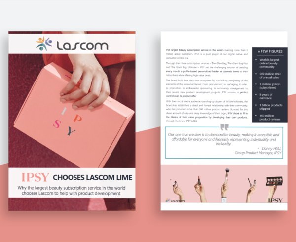 Lascom's cosmetic PLM solution at IPSY