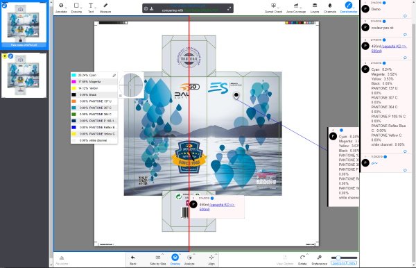 Impression écran de la solution embarquée Dialogue Engine